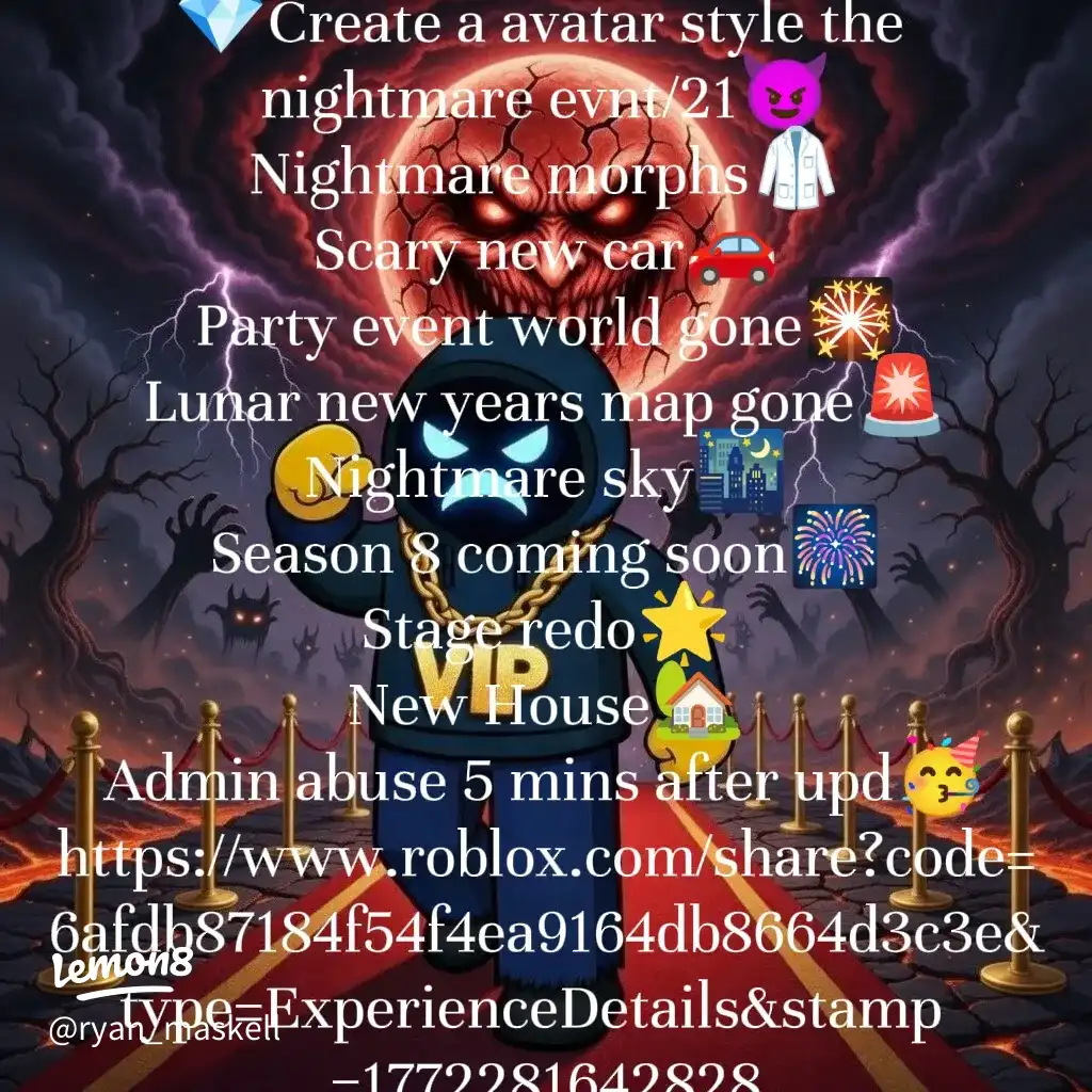 💎Create a avatar style the nightmare evnt/21😈Night's images(0)