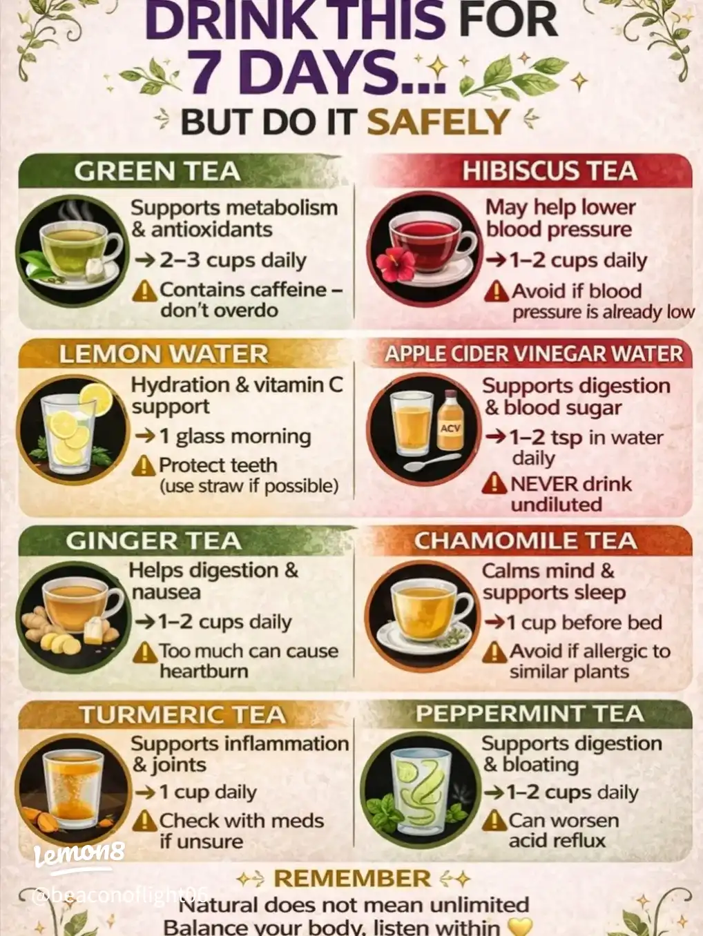 🌿✨ DRINK WITH AWARENESS, HEAL WITH INTENTION ✨🌿's images(0)