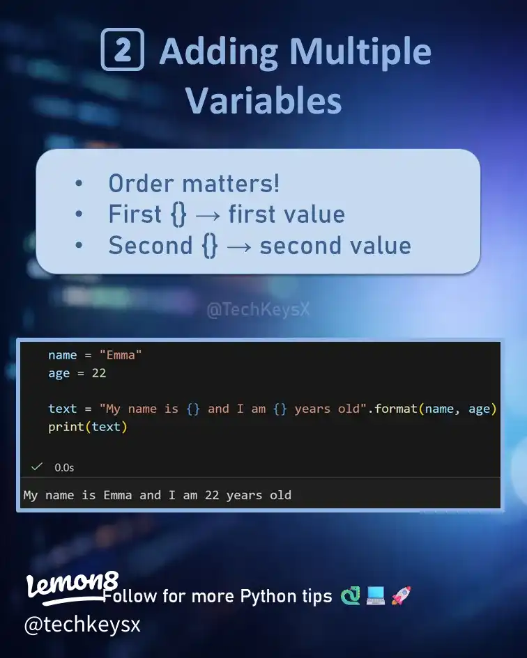 Master Python Format Strings's images(2)